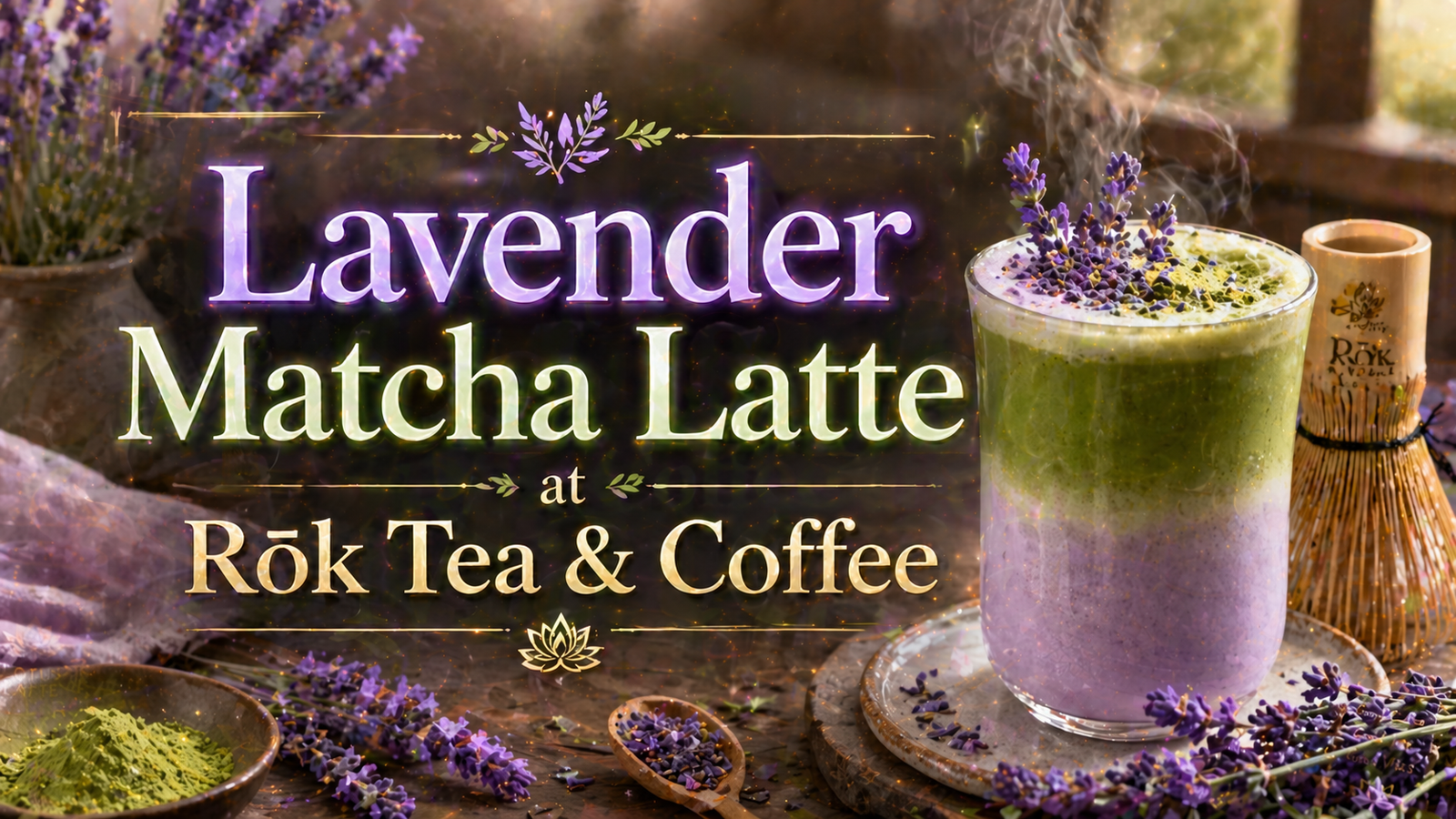 Lavendra Matcha Rok Coffee & Tea