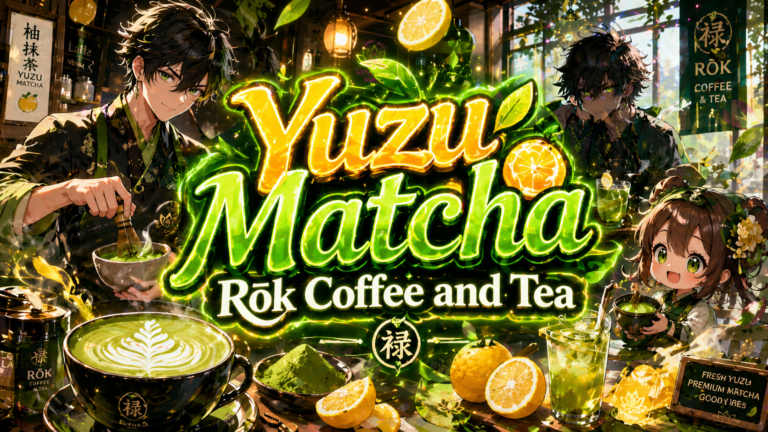 Yuzi Matcha Rok and Coffee Tea